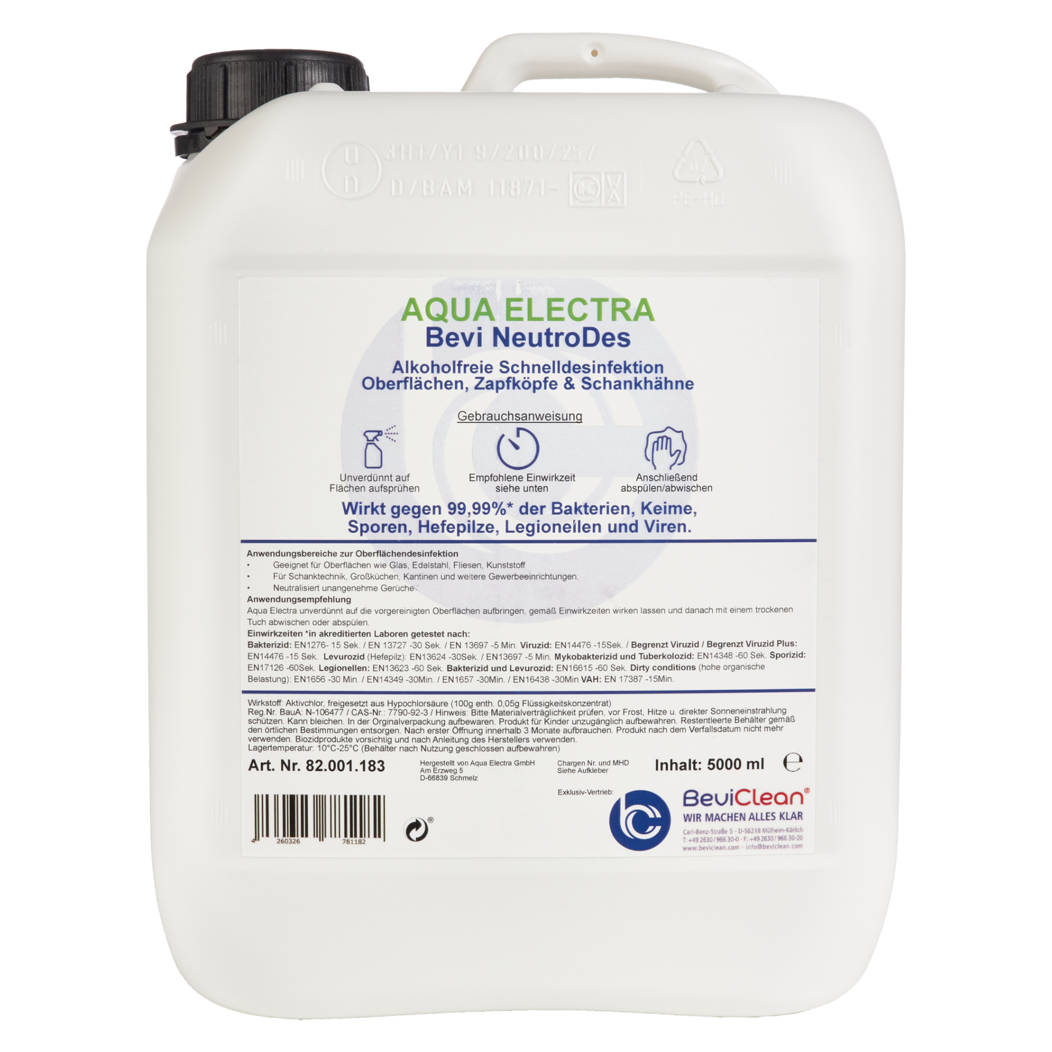 AQUA ELECTRA BEVI NEUTRODES DESINFEKTION