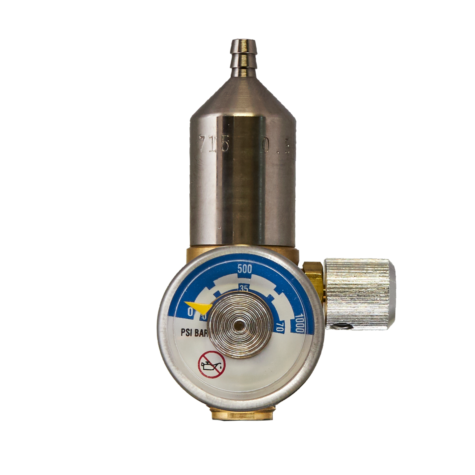 DRUCKMINDERER FÜR PRÜFGAS 112 Gaseliter